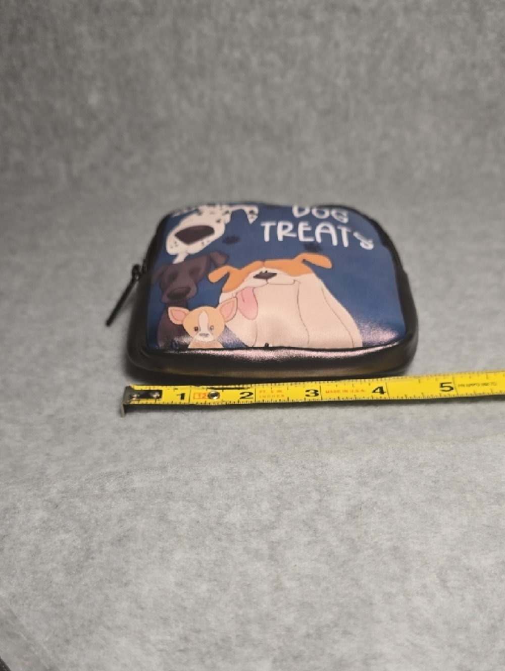 Dog Treats Pouch - Blue Snack Carrier for Dogs - Picture 7 of 8